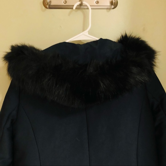 Zara Basic Navy Coat - Picture 11 of 11